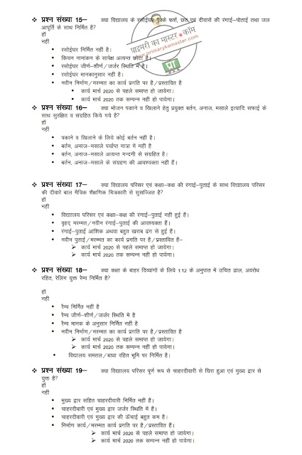 प्रेरणा तकनिकी फ्रेमवर्क के अंतर्गत कायाकल्प व MDM मॉड्यूल में आवश्यक डाटा फीड -5