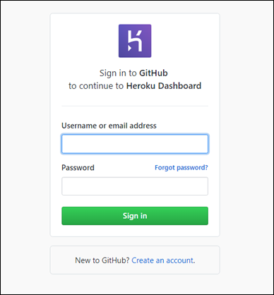 github heroku connection