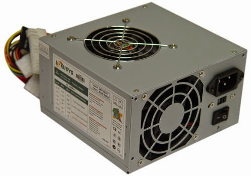  Logisys Corp. 480W 240-Pin Dual Fan 20+4 ATX Power Supply PS480D2