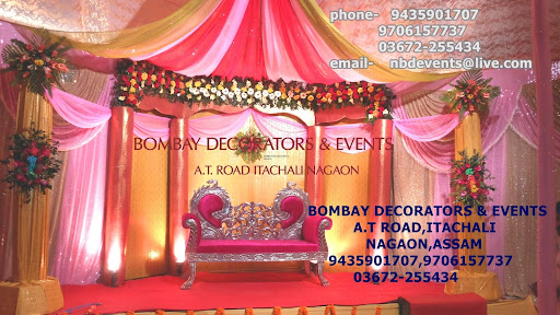 BOMBAY DECORATORS & EVENTS, AT Road, Itachali, OPPOSITE VISHAL MEGA MART, Nagaon, Assam 782003, India, Wedding_Service, state AS