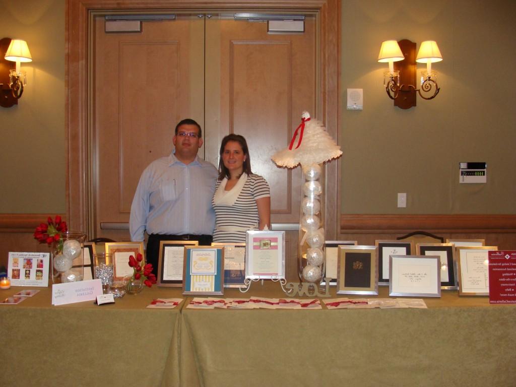 Zacarias at a bridal show.