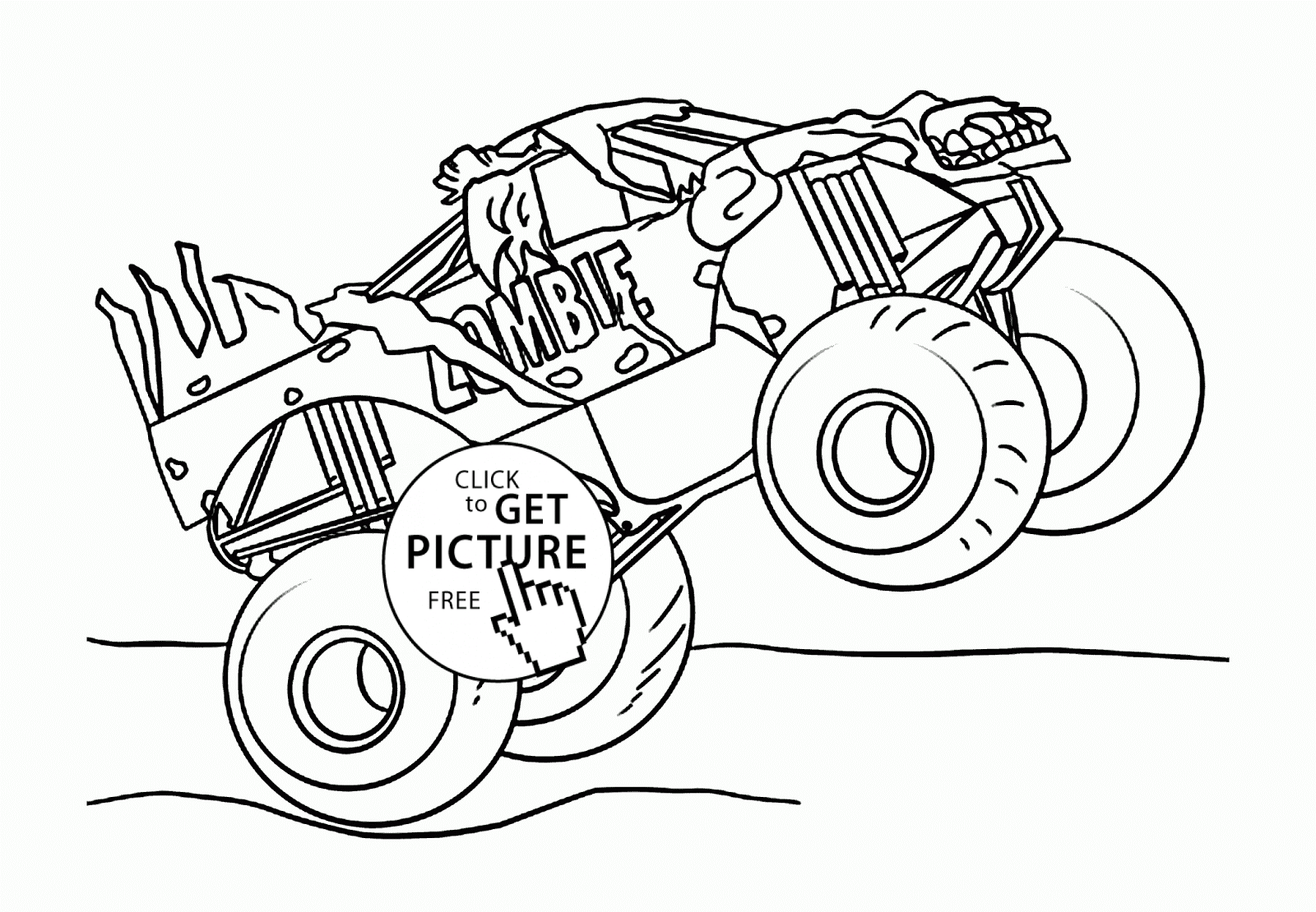 Download Monster Jam - Free Coloring Pages