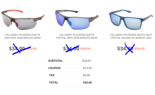 Callaway Polarized Sunglasses $20 + Free Shipping - HEAVENLY STEALS