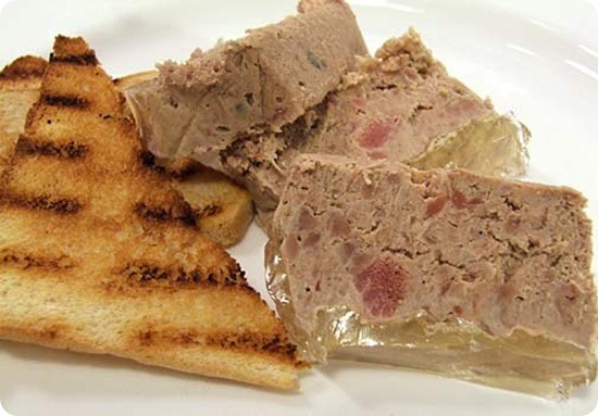 Paté di fegato di vitello in gelatina