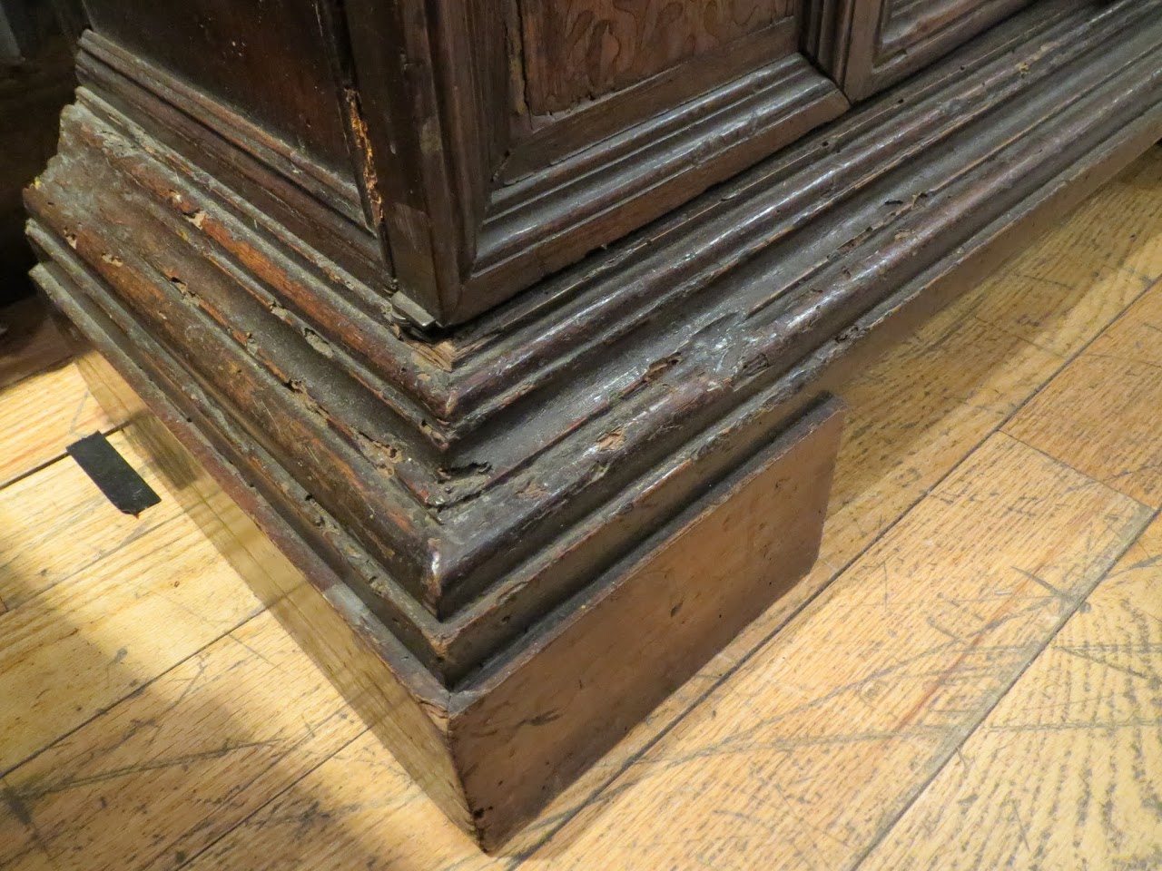 Italian Baroque Walnut & Marquetry Cabinet