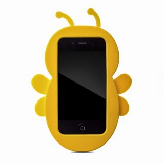 Zooky® Apple iPhone 4 and 4s cover case shell - yellow bee