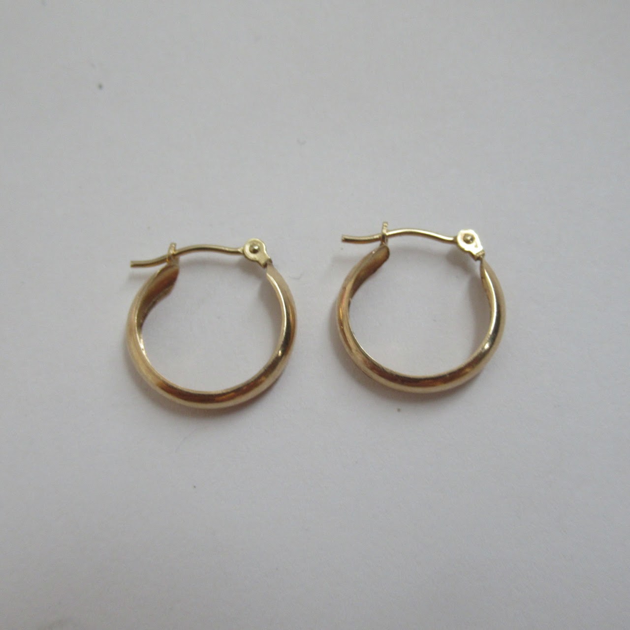 14K Gold Hoop Earrings