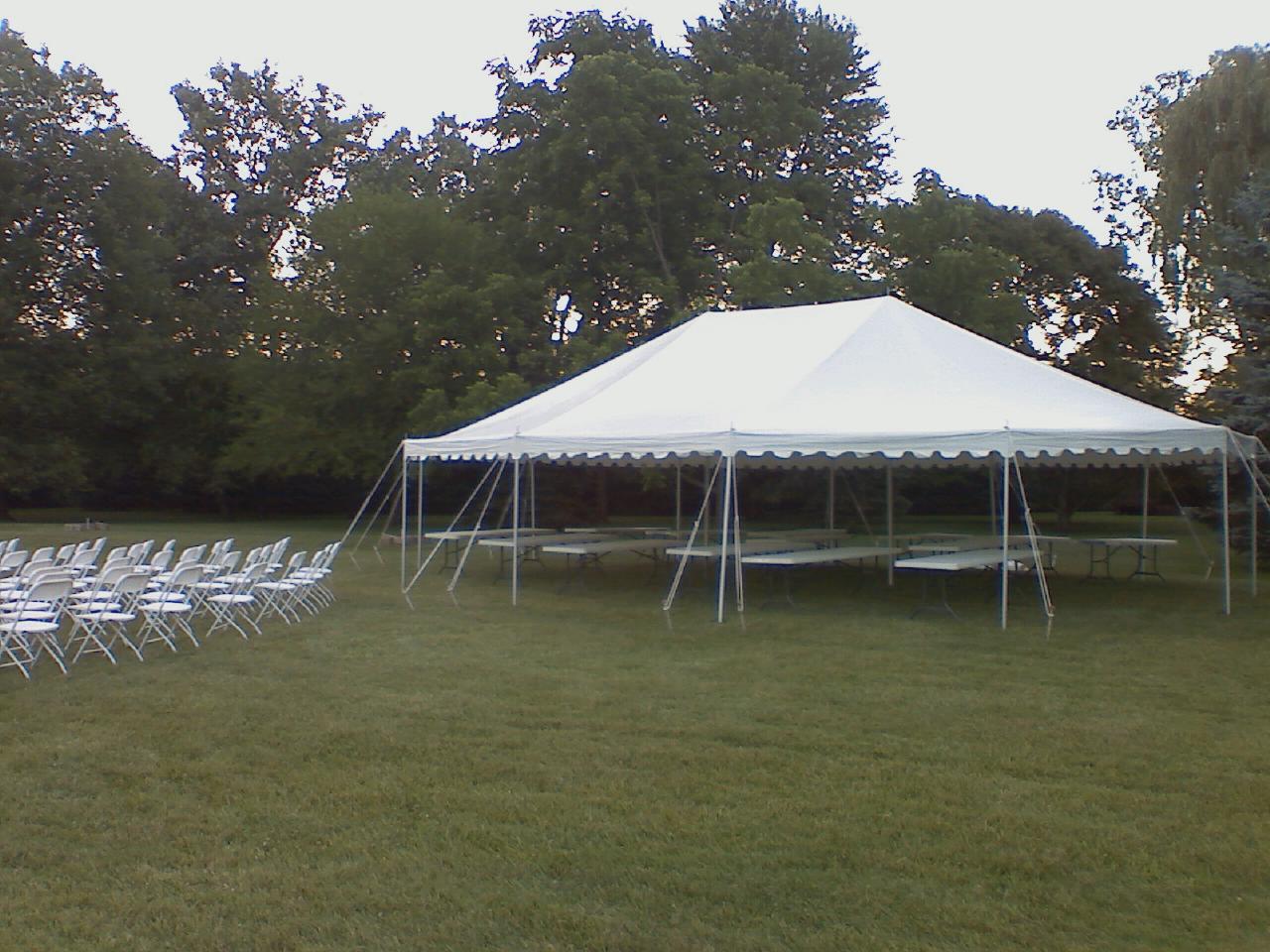 Tent Table Chair Rental