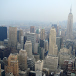 the Empire State Building in New York City in New York City, United States 