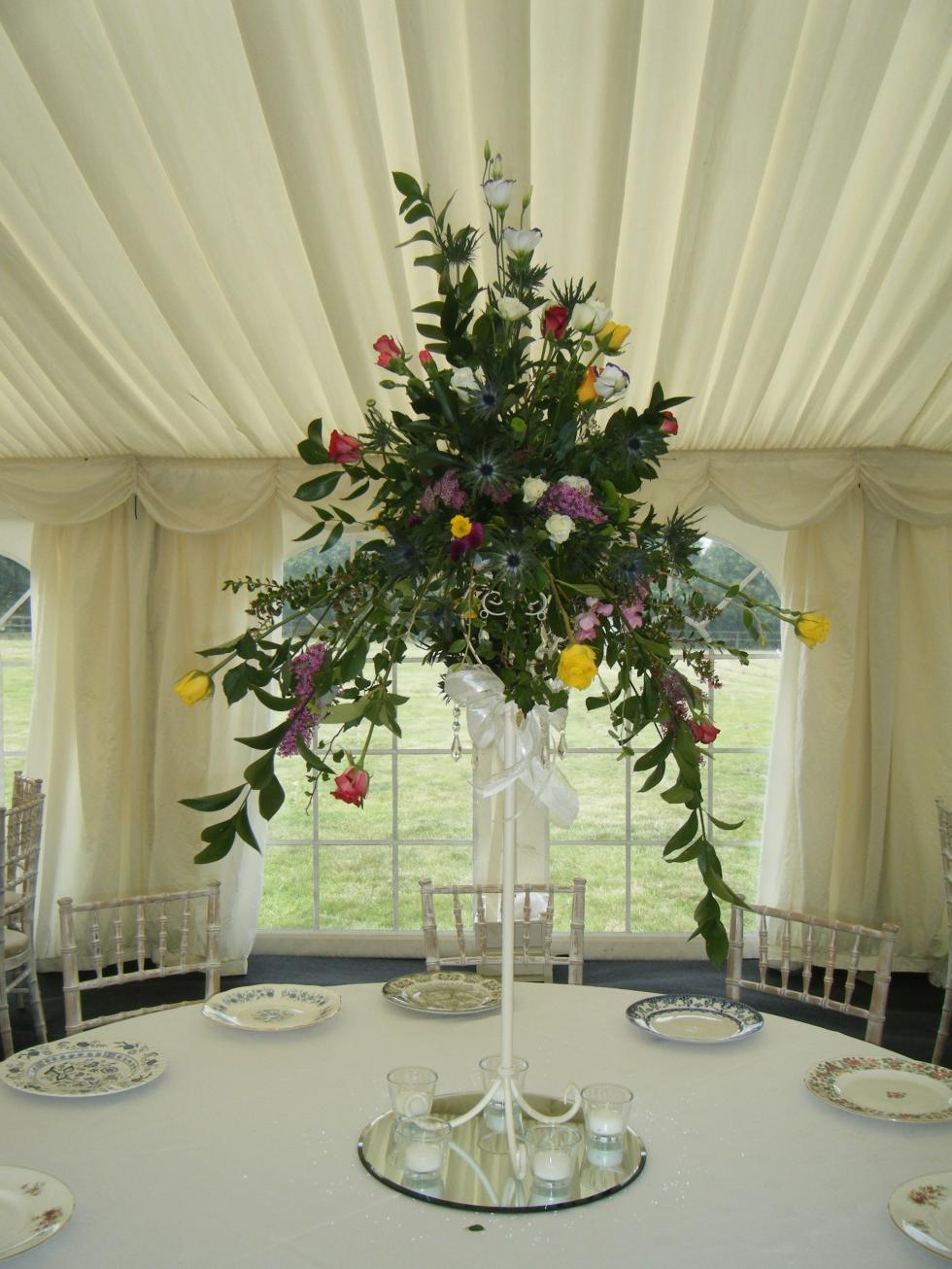 tall centerpieces for wedding