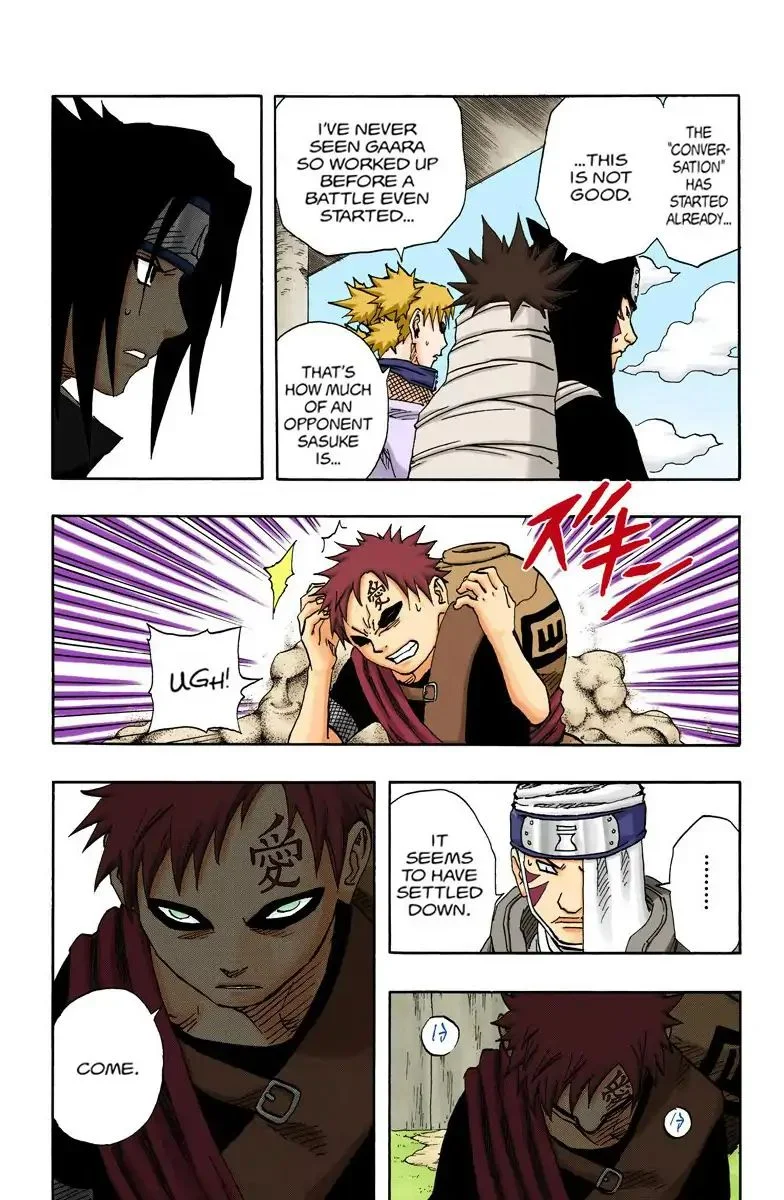 Chapter 111 Sasuke Vs. Gaara!! Page 8