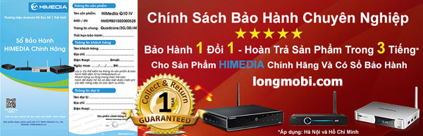 chính sách bảo hành đầu hd himedia chính hãng