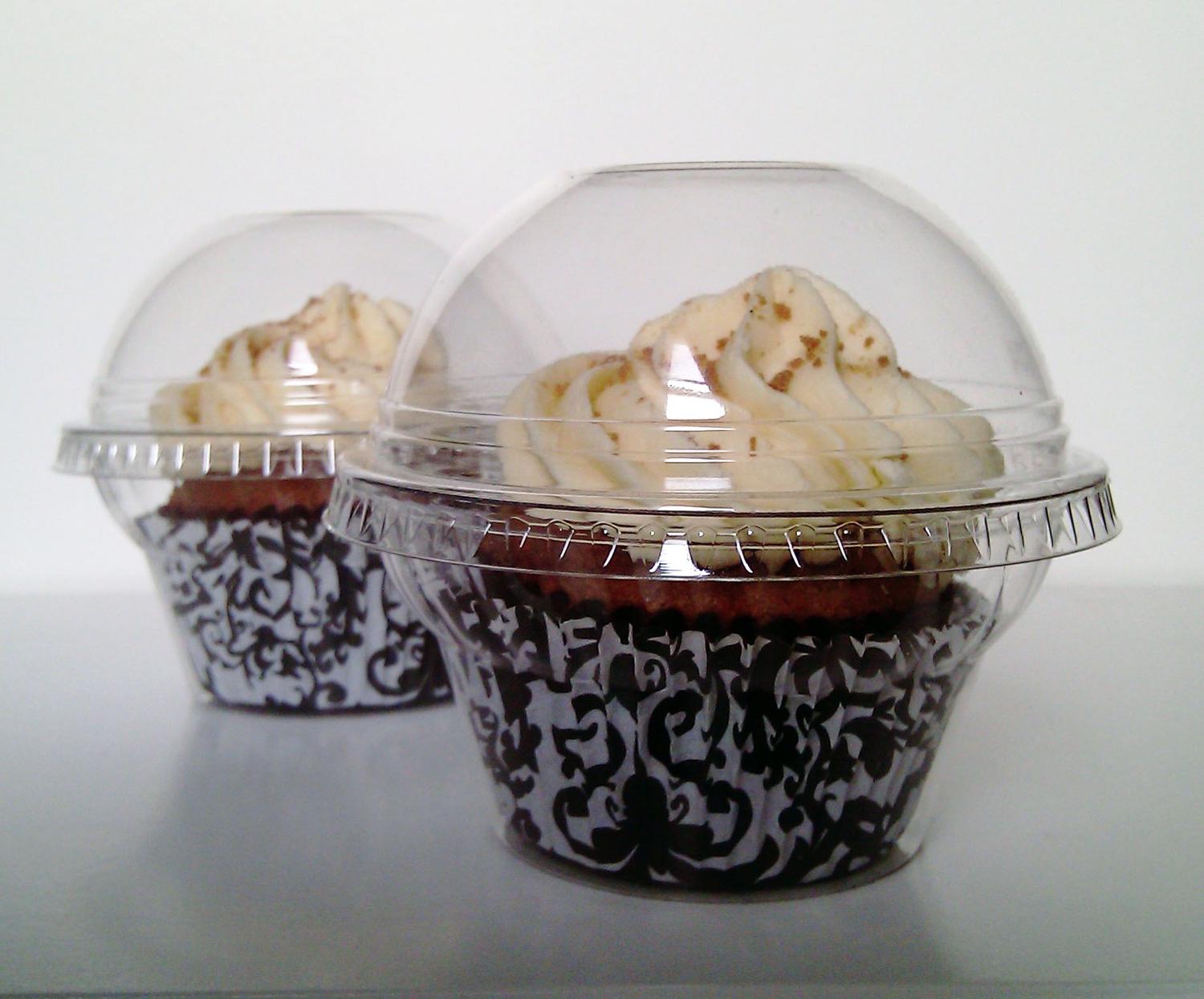 50 Crystal Clear Cupcake Favor