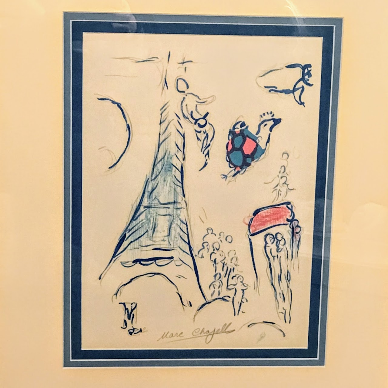 Marc Chagall Signed Lithograph