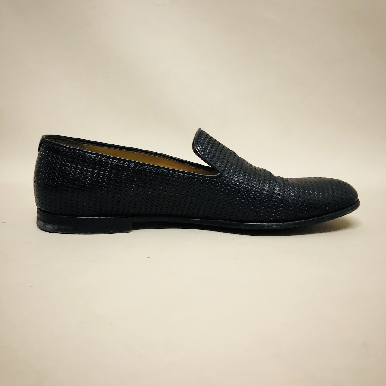 Giorgio Armani Woven Leather Loafers