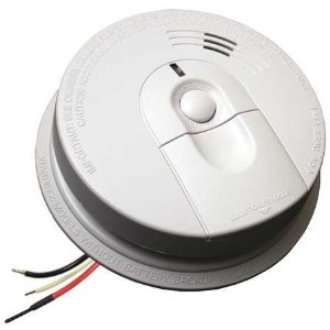  FIREX 21007582 Smoke Alarm,Ionization,120VAC, 9V