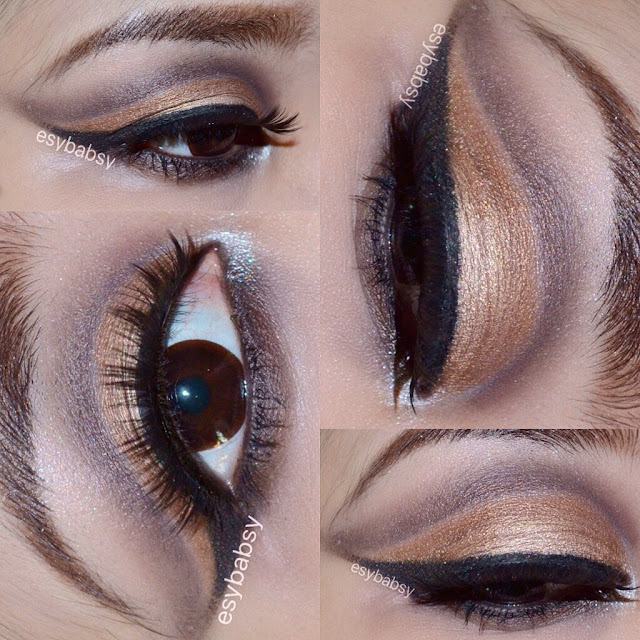 golden-cut-crease-eye-makeup-tutorial-esybabsy