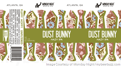 Monday Night Brewing - Dust Bunny Hazy IPA 12oz Cans