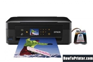 Reset Epson XP-406 printer with Resetter program