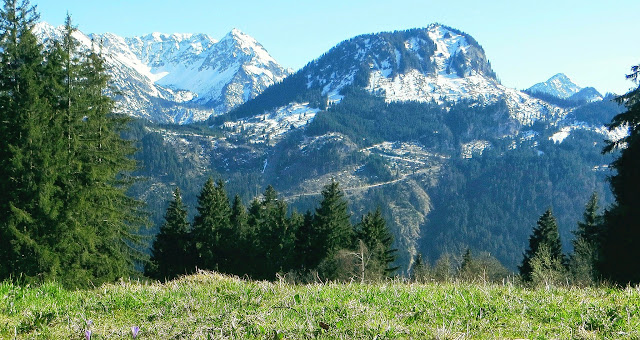 Hindelang Höfleweg Blick Klettersteig Hohe Gänge Rotspitze Imberger Horn