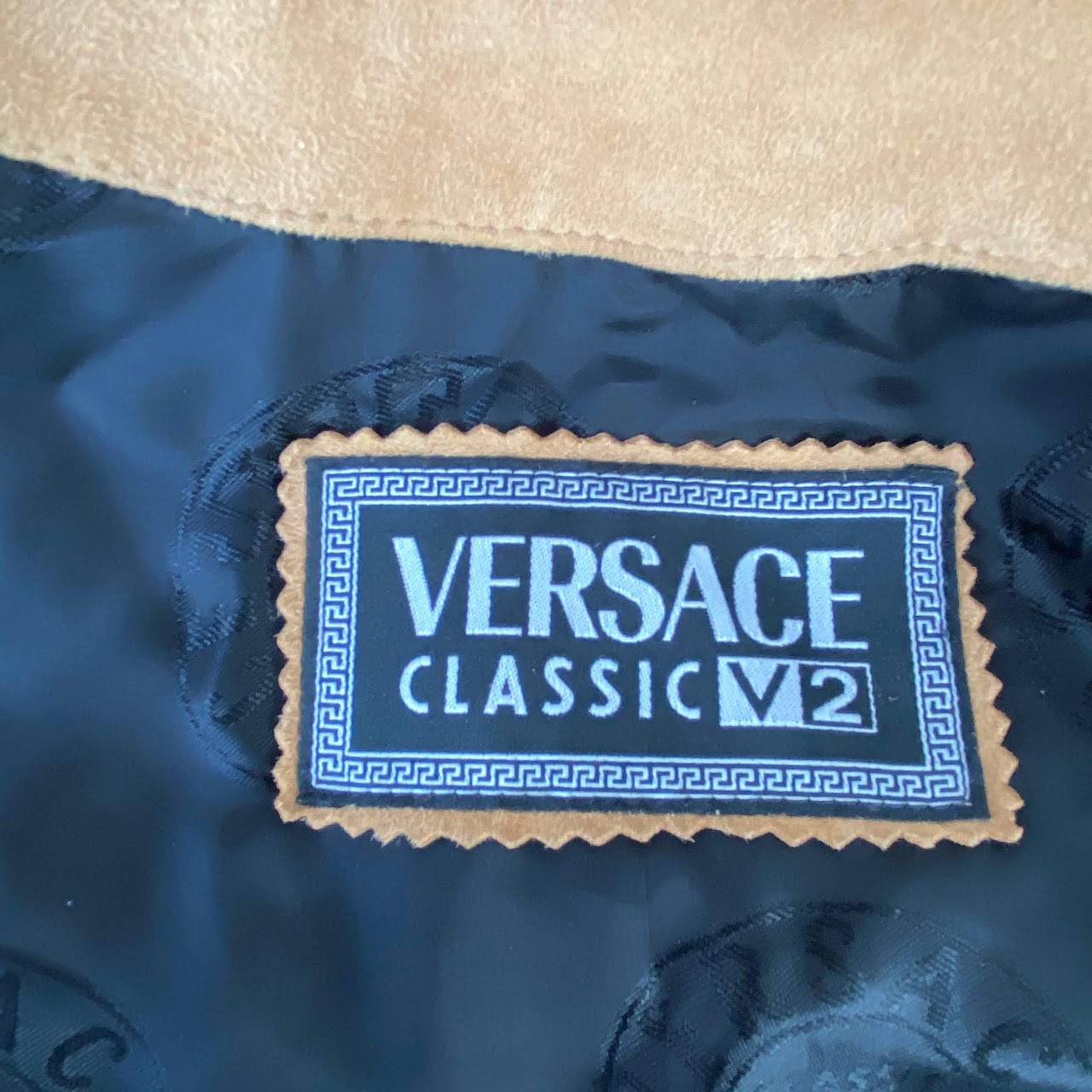 Versace Classic V2 Vintage Suede Jacket