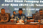 Bersama Pj Gubernur Sulsel, Pejabat Bupati Sidrap H. Basra Ikuti RUPS Bank SulselBar