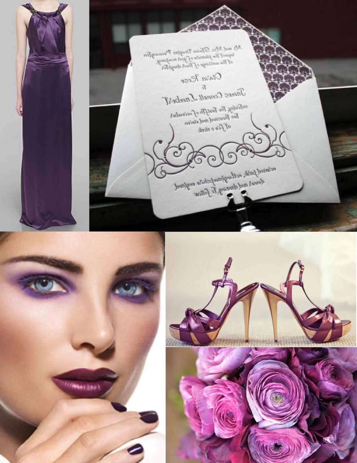 purple wedding inspiration