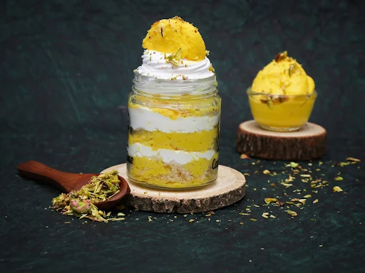 Rasmalai Mini Jar Cake