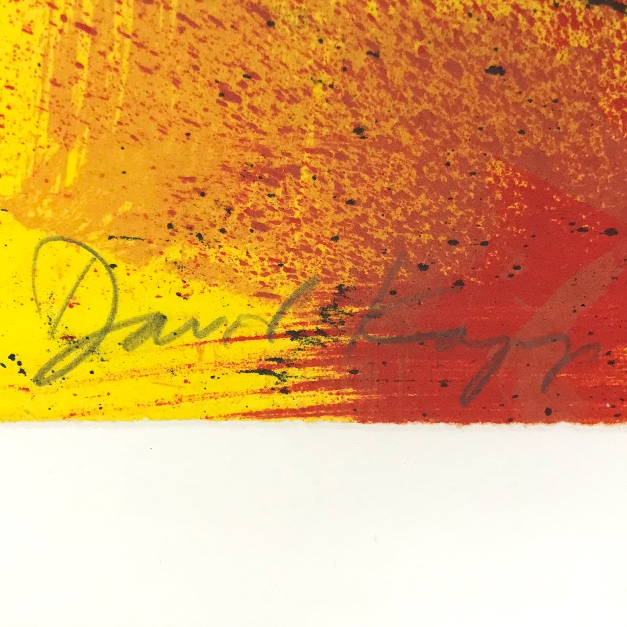 David Kapp Signed 'Merge' Lithograph