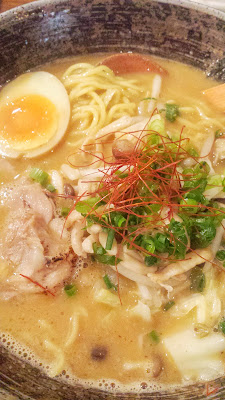 Enza Cafe is located just outside the Monkey Park, a short walk away from the bus stop. I had the zenkoji miso ramen, which uses a local miso