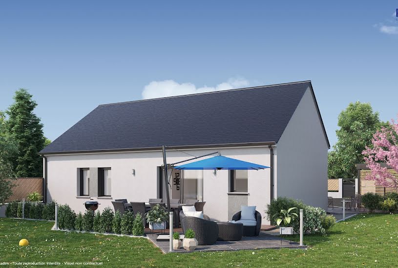  Vente Terrain + Maison - Terrain : 1 000m² - Maison : 77m² à Saumur (49400) 