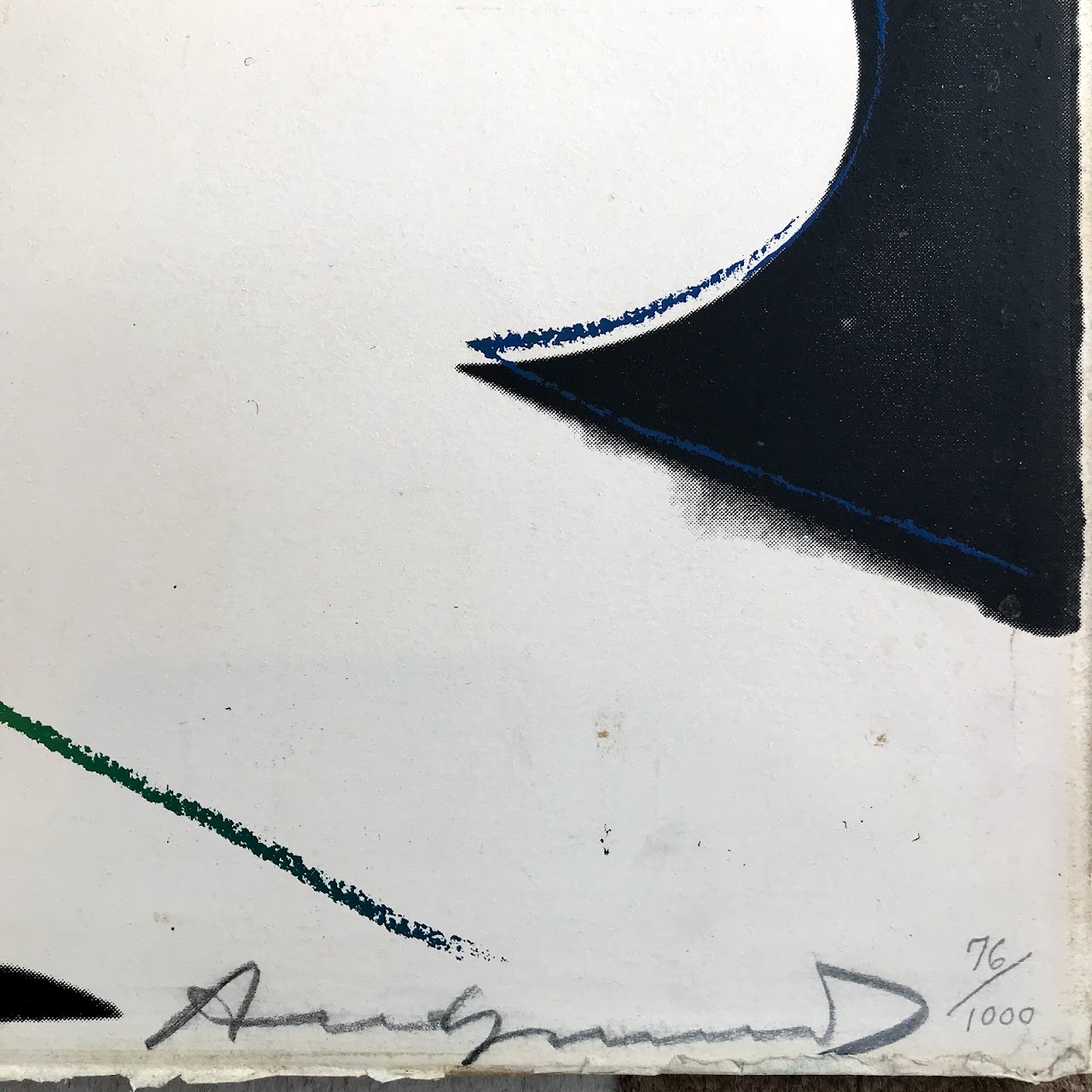 Andy Warhol Signed Silkscreen 'After the Party'