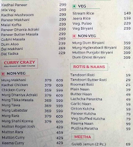 Sher A Punjaab Legendary Since 1979 menu 1