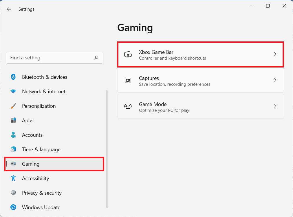 ส่วนการเล่นเกมในแอปการตั้งค่า  วิธีใช้ Windows 11 Empty Space บนทาสก์บาร์