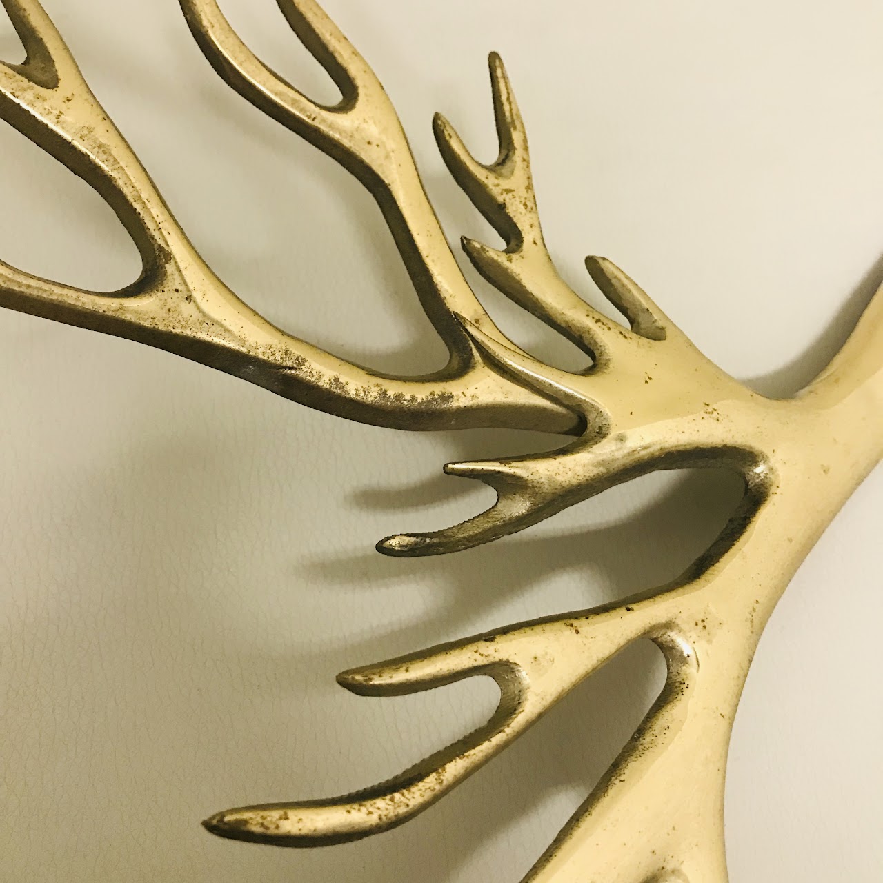 Bijan Signed Brass and Porcelain Avian Sculpture