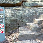 Stone steps on east side of Buffalo Creek (345223)