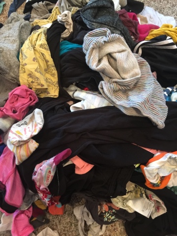 One Hot Mess: This Pile of Unfolded Laundry Makes Me Want to Stick My ...