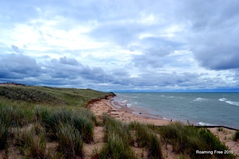 The beach is being eroded away!