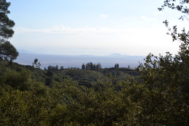 looking back after the climb