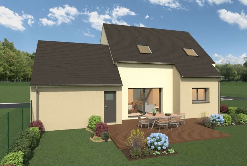  Vente Terrain + Maison - Terrain : 312m² - Maison : 89m² à Saint-Domineuc (35190) 