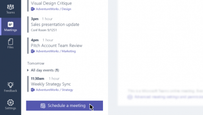 microsoft-teams-расписание-встреча