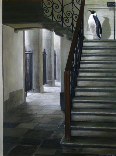 Private Entrance. Artist Leslie Watts