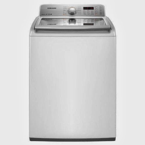  Samsung WA456DRHDWR 4.5 Cu. Ft. White Top Load Washer - Energy Star