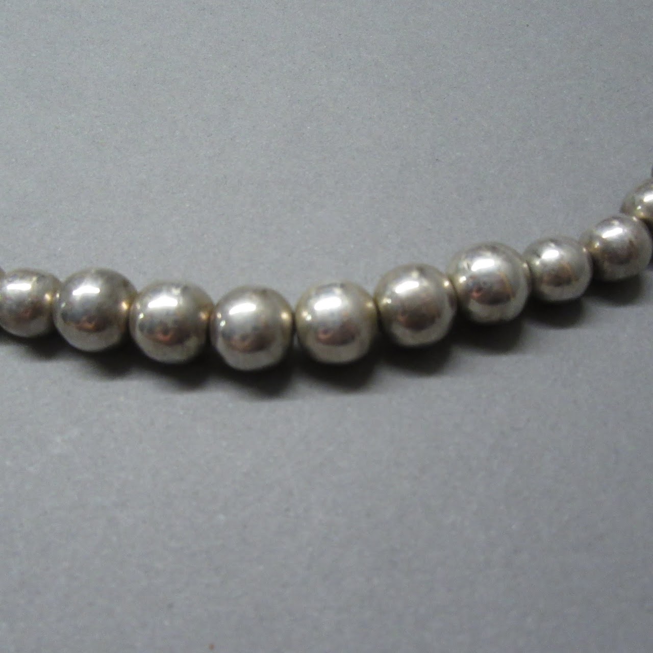 Sterling Silver Sphere Necklace