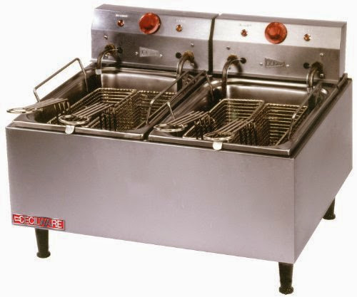  Grindmaster-Cecilware ELT500 Countertop Medium Duty 4-Inch Leg Twin Electric Fryer, 15-Pound
