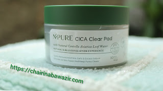 Review N'PURE Cica Clear Pad : NATURAL AND MILD EXFOLIATION EXPERIENCE