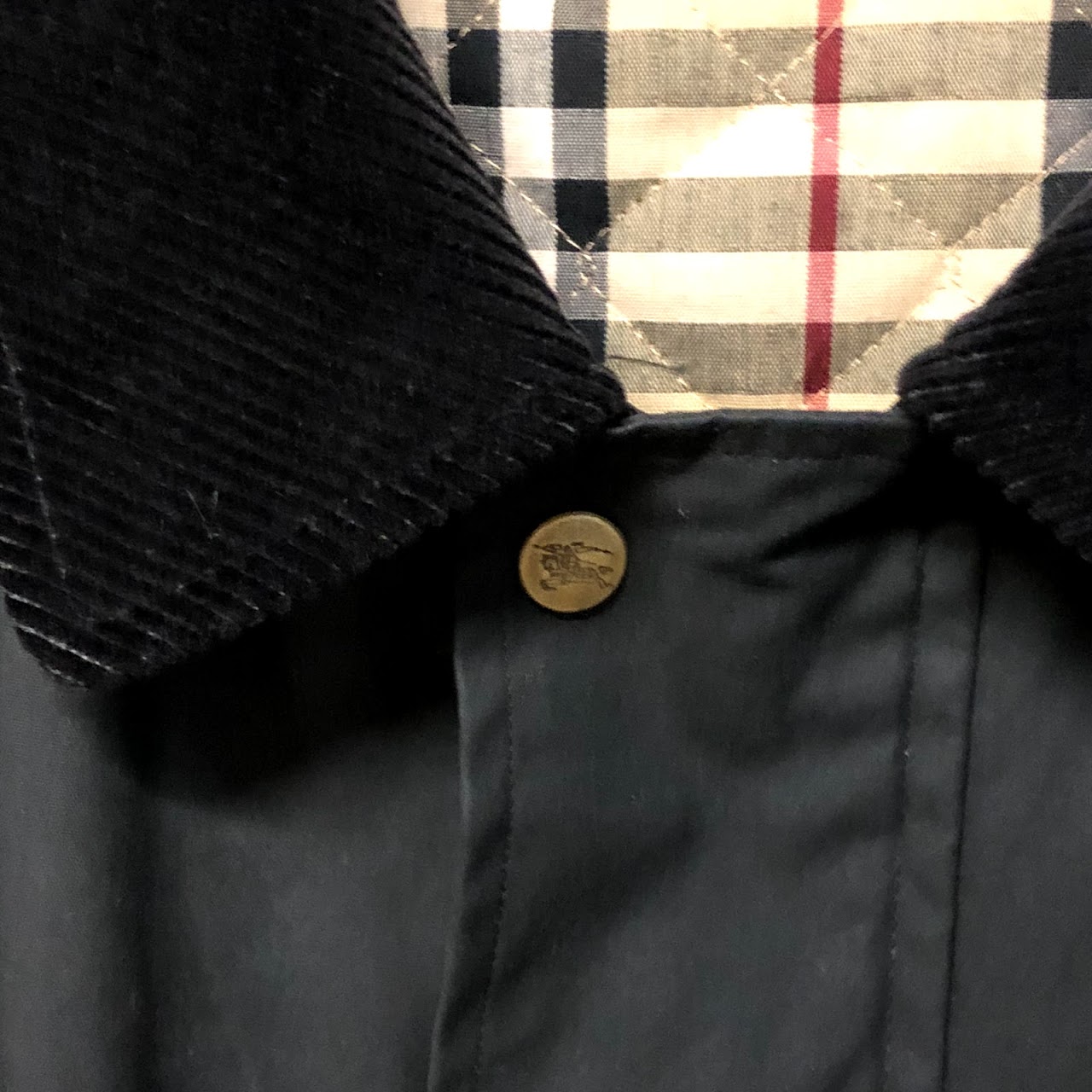 Burberry Barn Jacket with Quilted Lining