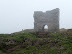 Remains of the bob-wall of the engine house at the Great Wheal Charlotte mine. A bob wall supported the pivot axle of the beam or 'bob'