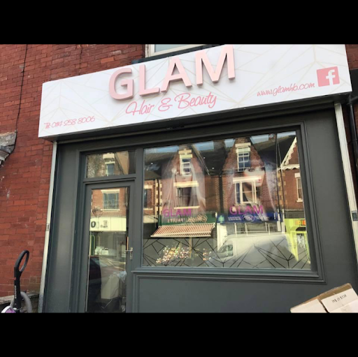 GLAM Hair & Beauty logo