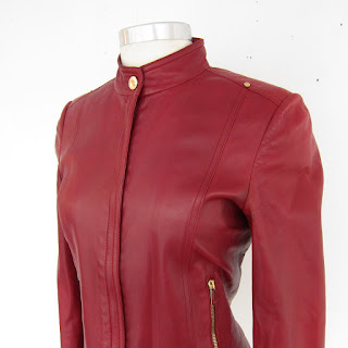 Gucci Red Leather Jacket